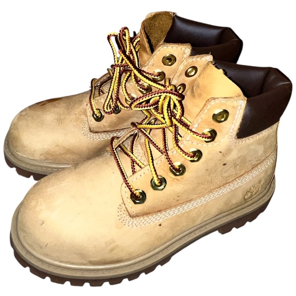 Timberland Toodler Boys’ Lace Up Boots Fall Winter Casual Footwear Sz-11 - Picture 1 of 7